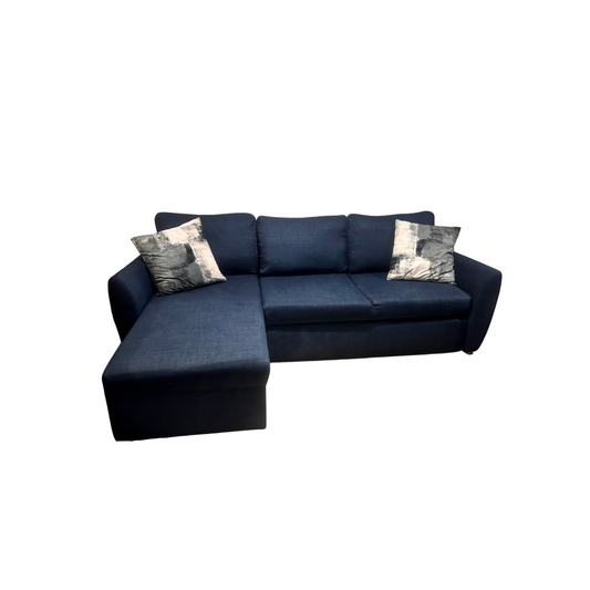 Corner Sofa Bed - Blue